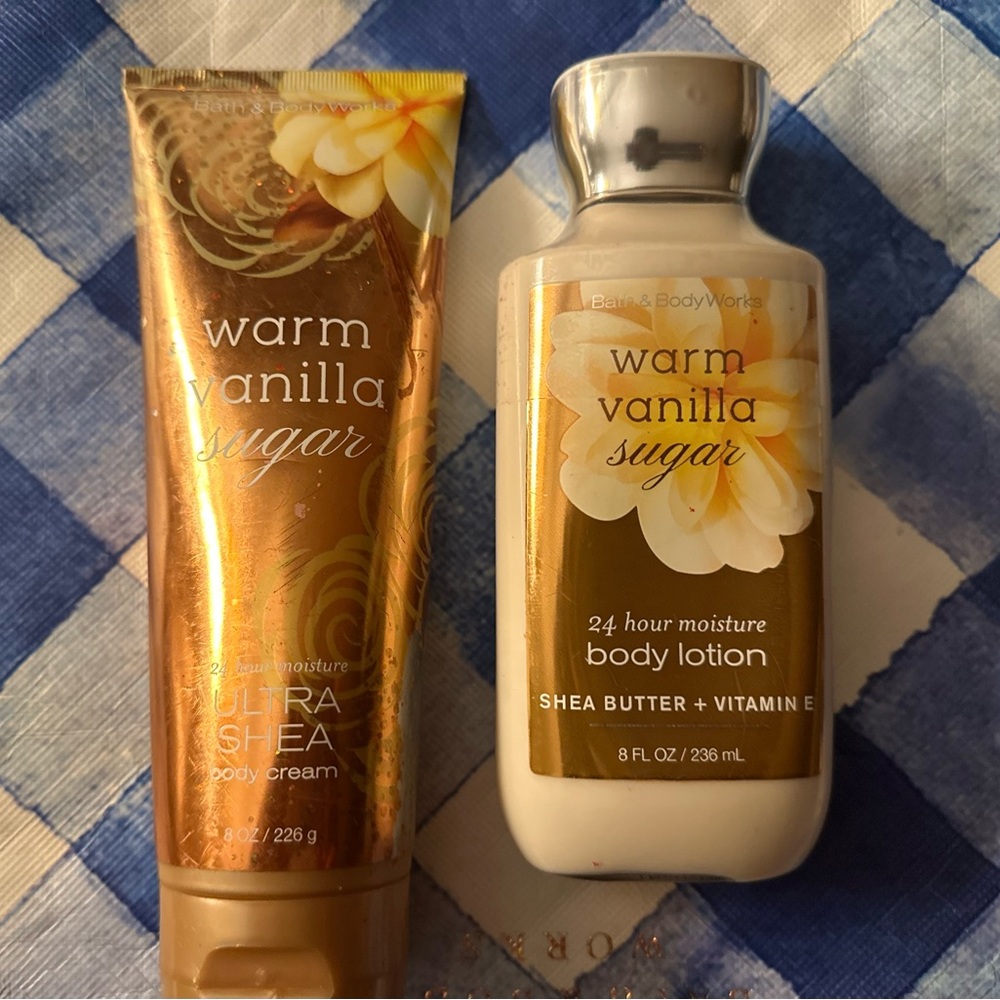 Bath & Body Works Warm Vanilla Sugar Body Lotion & Cream